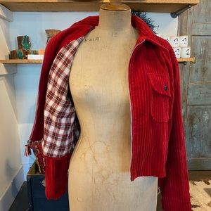 Vintage corduroy cropped jacket